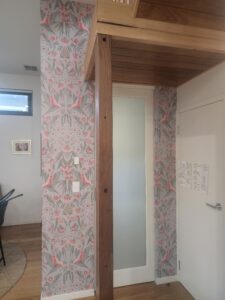 Gumnut Paradise Sky Birds Milton and King Staunch Greco Industries Melbourne Wallpaper Installers